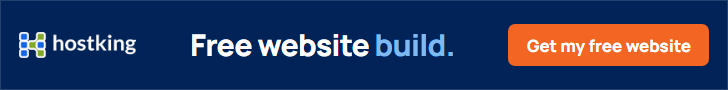 Hostking Free website build